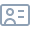 Icon of an ID card with a person’s silhouette | Haywood Martin Wise